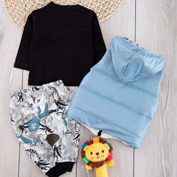 NEW with Tags Baby Clothing 3-Piece Cotton Set for Newborn Baby Girls and Boys - Picture 6 of 6